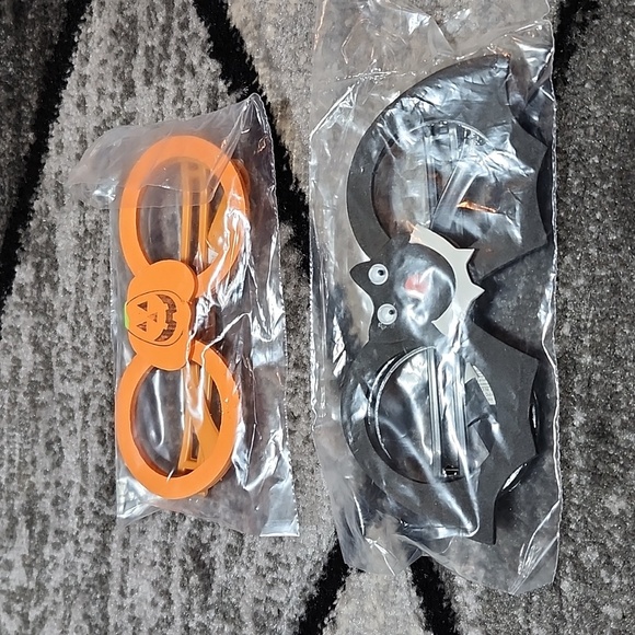 HALLOWEEN SPIDERS SKELETON FLUTE GLASSES MINI PUMPKIN LANTERNS DECORATION BUNDLE - Picture 9 of 16